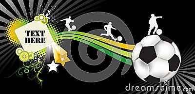 Soccer abstract Vector Illustration