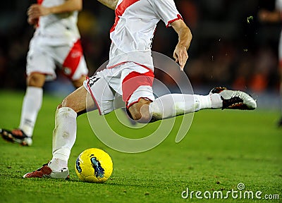 Soccer action Stock Photo