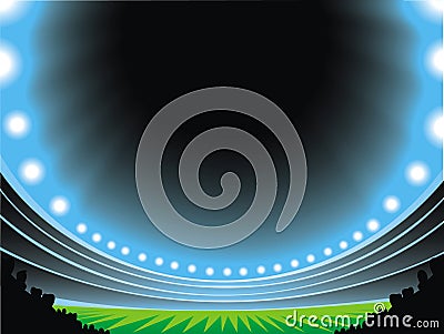 Soccer arena Vector Illustration