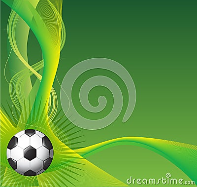 Soccer background Vector Illustration