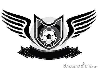 Soccer badge emblem Vector Illustration