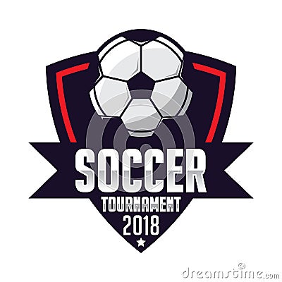 Soccer badge, football logo sport Vector Illustration