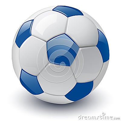 Soccer ball 3D Vector Illustration