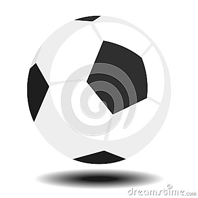 Soccer ball or football Vector Illustration