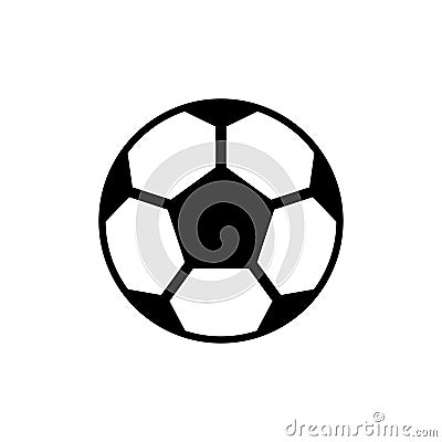 Soccer ball icon flat vector template design trendy Vector Illustration