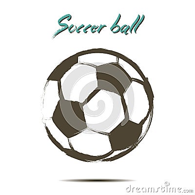 Soccer ball icon Vector Illustration