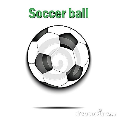 Soccer ball icon Vector Illustration