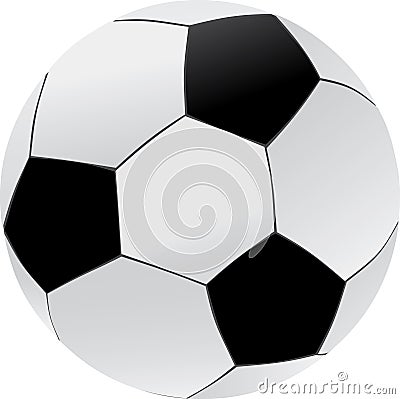 Soccer Ball Illustration Stock Photo