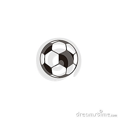 soccer ball logo Ideas. Inspiration logo design. Template Vector Illustration. Isolated On White Background Vector Illustration