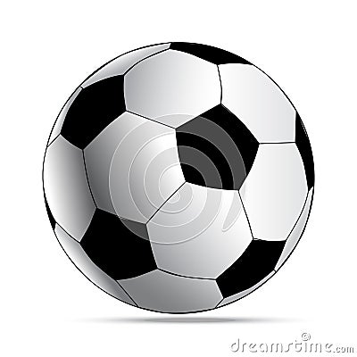 Soccer ball . realistic football. football icon Vector Illustration