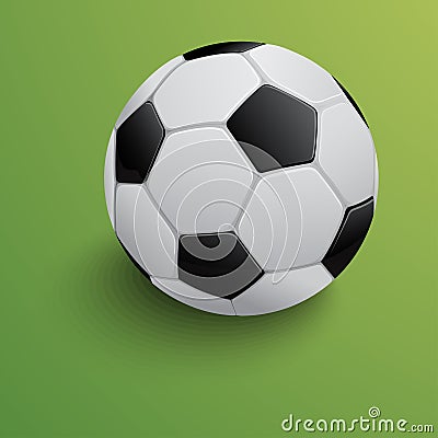 Soccer ball. Vector illustration Cartoon Illustration