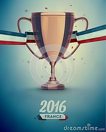 Soccer Cup Vector Illustration