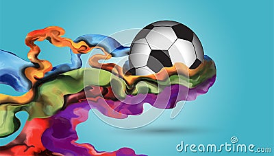 Soccer European championship. 2020 Abstract Turquoise background soccer seamless pattern Football. Poster Europe Champion League Vector Illustration