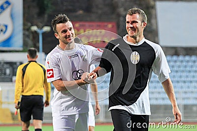 Soccer (fair play) Editorial Stock Photo