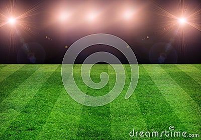 Soccer field Stock Photo