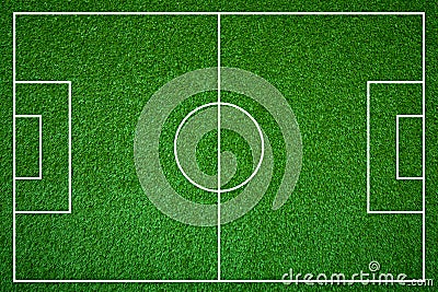 Soccer field Stock Photo