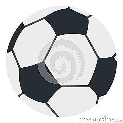 Soccer or football ball icon isolated Vector Illustration