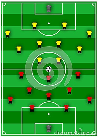 Soccer Formations Royalty Free Stock Photography - Image: 20562847