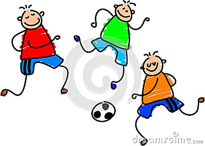 Soccer game Stock Photo