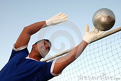 Soccer Goalkeeper Stock Photo