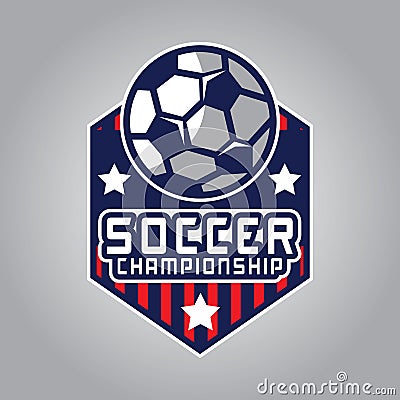 Soccer Logo, America Logo Vector Illustration