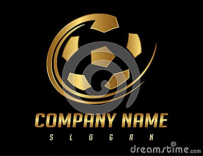 Soccer logo Stock Photo