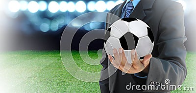 Soccer manager Stock Photo