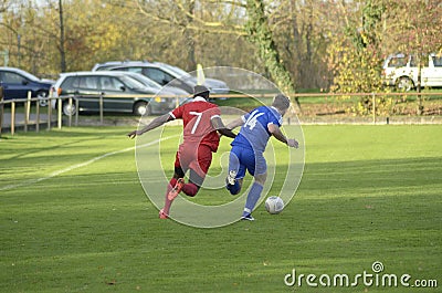 Soccer match Editorial Stock Photo