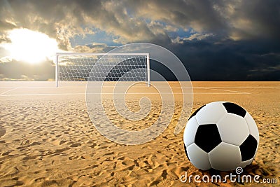 Soccer penalty kick Stock Photo