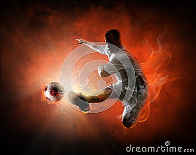 Soccer player Stock Photo