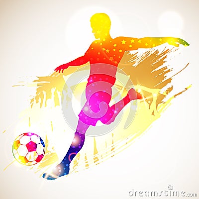 Soccer Player Vector Illustration