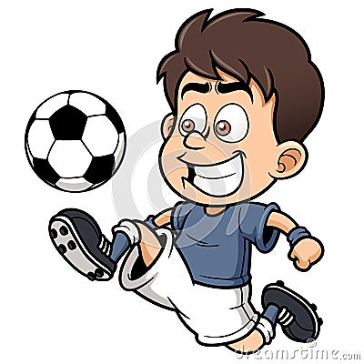 Soccer player Vector Illustration