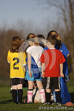 Soccer Practice Stock Photo