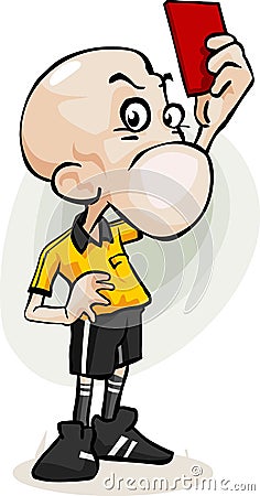 Soccer Referee Stock Photo