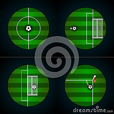 Soccer Cartoon Illustration