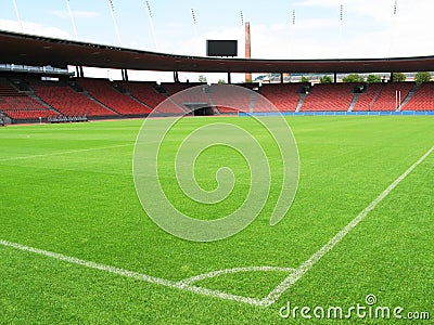 Soccer stadium Stock Photo