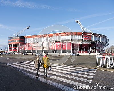 Soccer stadium of az alkmaar in the netherlands Editorial Stock Photo