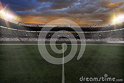 Soccer Stadium Stock Photo