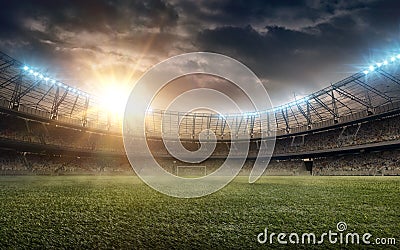 Soccer stadium 4 Stock Photo