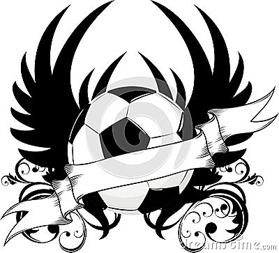 Soccer team logo Vector Illustration