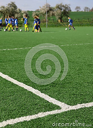 Soccer training Stock Photo