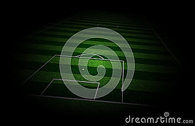 Soccer Turf background Stock Photo