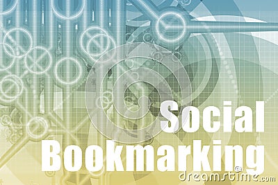 Social Bookmarking Abstract Stock Photo