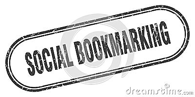 Social bookmarking stamp Vector Illustration