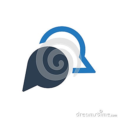 Social Chatting Icon Vector Illustration