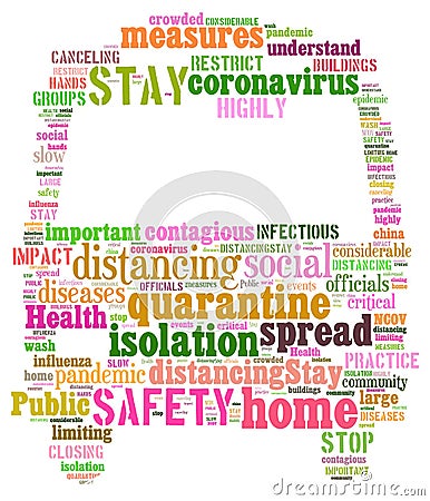 Social Distancing quarantine Stock Photo