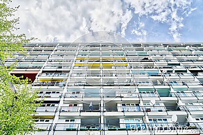 Social housing in Berlin Editorial Stock Photo