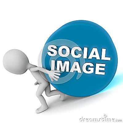 Social image Stock Photo