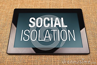 Social Isolation Stock Photo