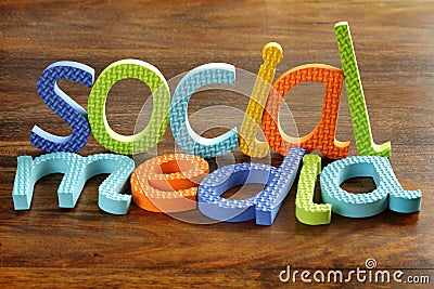 Social media Stock Photo